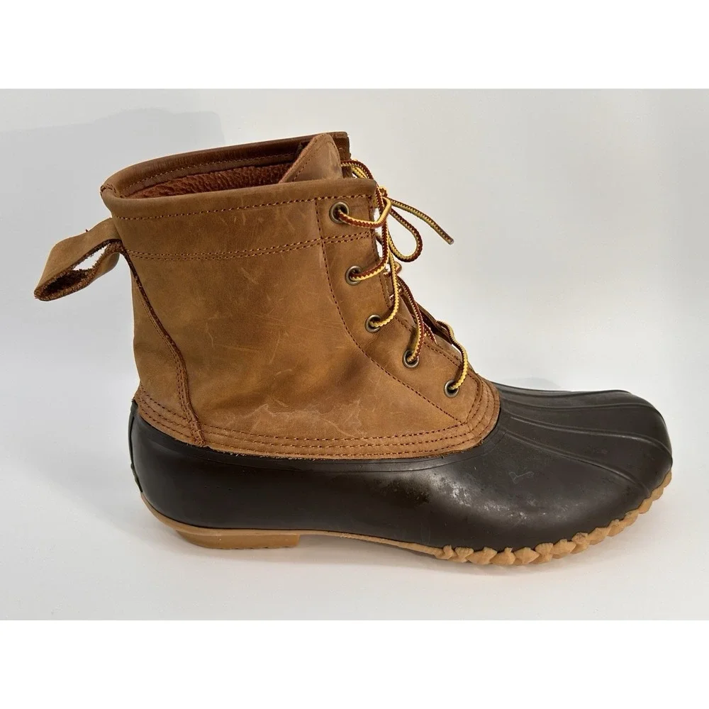 Field & Stream Men's Leather Upper Waterproof Duck Boots Size 12